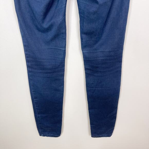 Michael Kors Cotton Stretch Skinny Jeans Womens Size 2 Blue Factory Fading - Picture 6 of 11